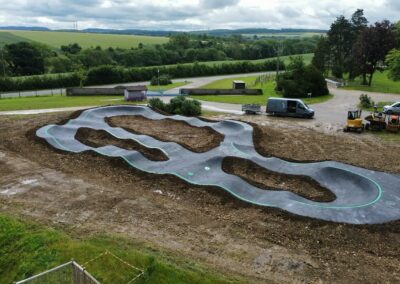 La pumptrack du capfun mirabelle à Volstroff (57)