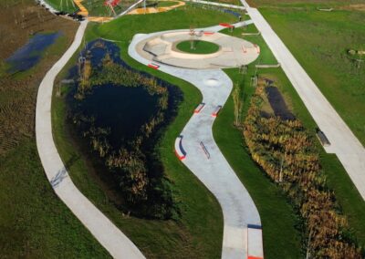 Skatepark parc Georges Valbon à La Courneuve