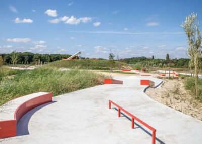 Skatepark parc Georges Valbon à La Courneuve
