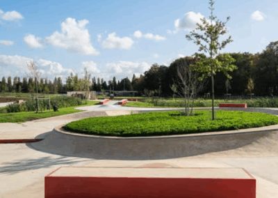 Skatepark parc Georges Valbon à La Courneuve