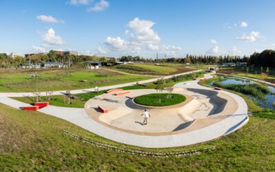 Le skatepark du parc Georges Valbon à La Courneuve (93)