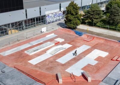 Le skatepark de la halle de glisse de Lille (59)