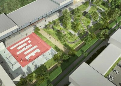 Le skatepark de la halle de glisse de Lille (59)
