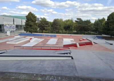 Le skatepark de la halle de glisse de Lille (59)
