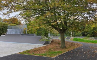 Le skatepark et la pumptrack de Halluin (59)