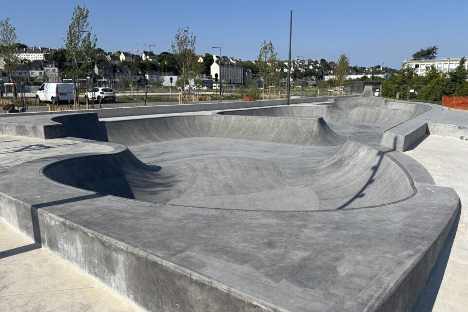 Skatepark de l'eau blanche à Quimper