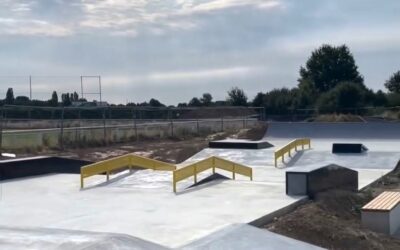Le skatepark / pumptrack de Sargé les le Mans (72)